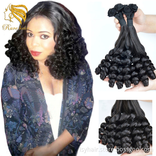 Wholesale Super Double Drawn FUNMI Hair Extensions,Cheap Super Fumi Curl 100% Human Hair Weft Weave Double Drawn Weave In Niger